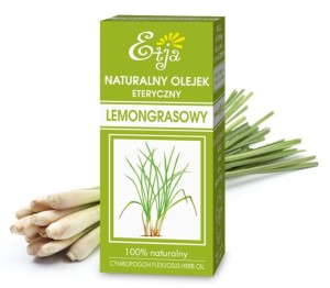 ETJA Naturalny olejek eteryczny LEMONGRASOWY (trawa cytrynowa - Cymbopogon Flexousus Herb Oil) 10ml