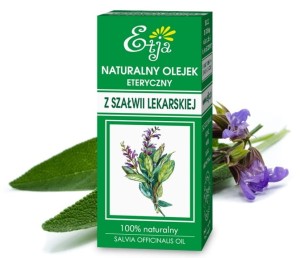 ETJA Naturalny olejek eteryczny z SZAŁWI LEKARSKIEJ (Salvia Officinalis Oil) 10ml