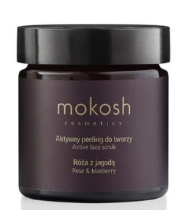 Mokosh Aktywny peeling do twarzy Róża z jagodą 60ml