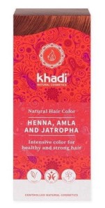 KHADI Naturalna Farba do włosów Henna AMLA & JANTROPHA BDIH 100g
