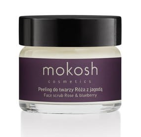 Mokosh Aktywny peeling do twarzy Róża z jagodą 15ml