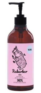 YOPE Naturalne mydło w płynie Rabarbar i Róża 500ml