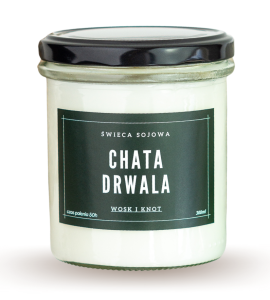 Wosk I Knot Świeca Sojowa CHATA DRWALA 300ml 50h