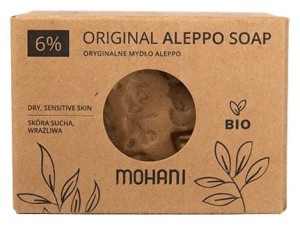 MOHANI Mydło Aleppo BIO oliwkowo-laurowe 6% 185g