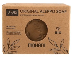 MOHANI Mydło Aleppo BIO oliwkowo-laurowe 25% 185g
