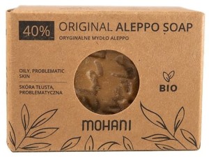 MOHANI Mydło Aleppo BIO oliwkowo-laurowe 40% 185g