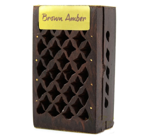 SONG OF INDIA Żywica Amber w drewnianej szkatułce 5g