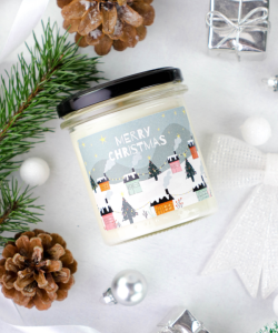 Wosk i Knot Świeca XMS HOME Bawełna i Oliwka 300ml 50h