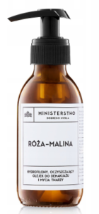 Ministerstwo Dobrego Mydła Hydrofilowy olejek do mycia i demakijażu Róża Malina 140ml