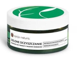 Opcja Natura Maseczka do twarzy z algami morskimi Zielone Oczyszczanie  100ml