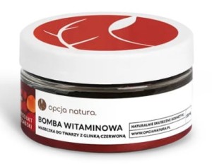 Opcja Natura Maseczka do twarzy z glinką czerwoną Bomba Witaminowa 100ml