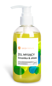 Opcja Natura Żel pod pysznic Limonka & Aloes 250ml