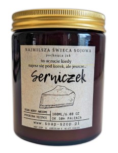 Soap Szop Świeca sojowa SERNICZEK 180ml