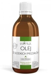 Esent Olej ze słodkich migdałów organiczny, nierafinowany 250ml