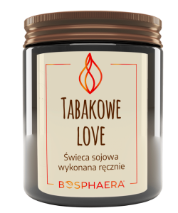 Bosphaera Sojowa świeca zapachowa Tabakowe Love 190g