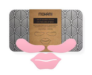 MOHANI Zestaw wielorazowych silikonowych płatków pod oczy i maski na usta 1 zestaw