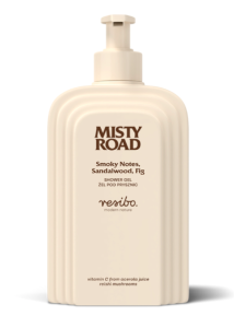 Resibo Żel pod prysznic MISTY ROAD Dymne aromaty Drzewo sandałowe Figa  350ml 