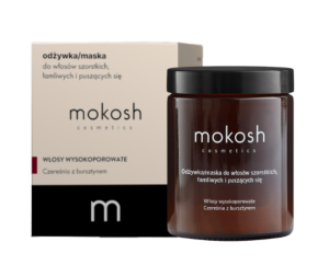 Mokosh Odżywka - Maska Czereśnia Bursztyn do włosów szorstkich, łamliwych i puszących się 180ml