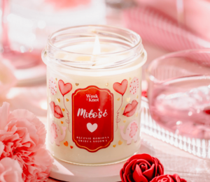Wosk i Knot Świeca sojowa MIŁOŚĆ 300ml 