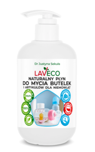 LAVECO Naturalny płyn do mycia butelek i artykułów dla niemowląt 500ml