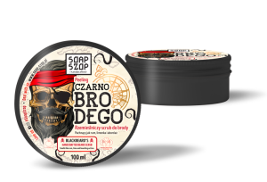 Soap Szop  PEELING CZARNOBRODEGO scrub do brody o zapachu Cachaça z limonką 100ml 