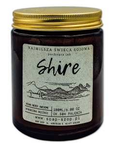 Soap Szop Świeca sojowa Shire o zapachu chleba z miodem 180g 45-50h