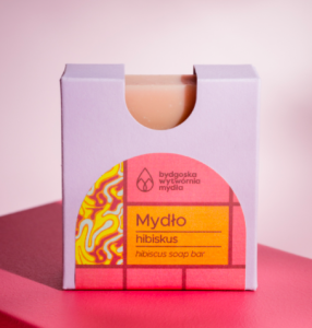 Bydgoska Wytwórnia Mydła Mydło w kostce HIBISKUS 110g