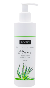 BIOETIQ Żel do mycia twarzy Z ALOESEM 200ml