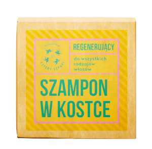 4 Szpaki Szampon w kostce regenerujący Eukaliptus cytrynowy 75g