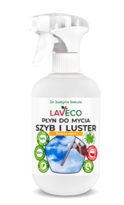 Laveco Płyn do mycia szyb, okien i luster Świeży Aloes 500ml