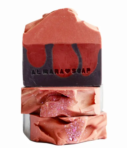 AMR347 Almarasoap Mydło w kostce Cherry nugat wiśniowo-nugatowe 100g.png