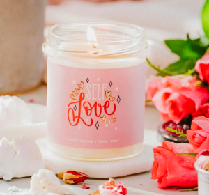 Wosk i Knot Świeca sojowa Self love (panna cotta) 250g