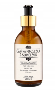 Manufaktura NOVA Kosmetyki Tonik do twarzy Czarna porzeczka & Słonecznik 200 ml