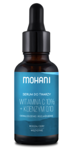 MOHANI Serum z 10% witaminą C i koenzymem Q10 odmładzająco-rozjaśniające 30ml PRZECENA (termin 26.08.2026)
