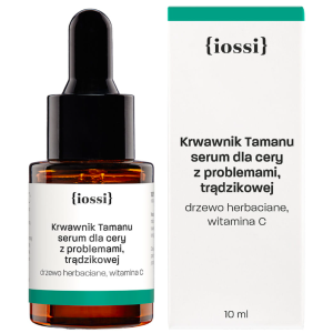 {iossi} Serum do cery z problemami, trądzikiem Krwawnik & Tamanu MINI 10ml PRZECENA (termin 31.08.2026)