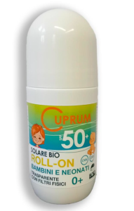 BEBA Cuprum Krem przeciwsłoneczny, filtr mineralny SPF50+ Dla dzieci 0+ roll-on 50ml