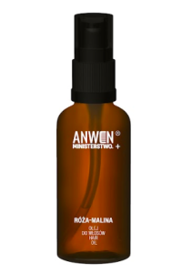 Anwen X Ministerstwo Olejek do włosów Róża Malina 50ml