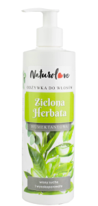 Naturolove Odżywka do włosów Humektantowa Zielona Herbata 280ml PRZECENA (termin 31.08.2026)