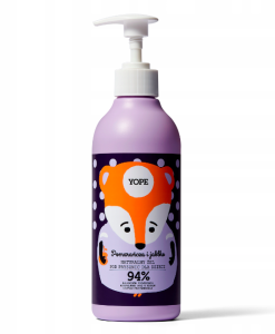 YOPE Żel pod prysznic dla dzieci Pomarańcza Jabłko 400ml