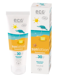 Eco Cosmetics Emulsja na słońce SPF30 Neutral filtr mineralny 125ml