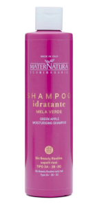 MaterNatura Nawilżający szampon do włosów kręconych Zielona Jabłko 250ml