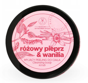 Bydgoska Wytwórnia Mydła Peeling Myjący Różowy Pieprz i Wanilia 200ml