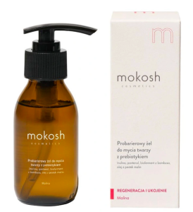 Mokosh Żel do mycia twarzy probarierowy Malina 90ml