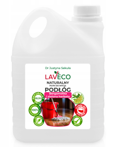 Laveco Płyn do mycia podłóg Bergamotka i Zielona herbata REFILL 2L