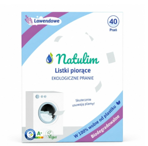 Natulim Listki piorące ekologiczne Lawendowe 40 prań