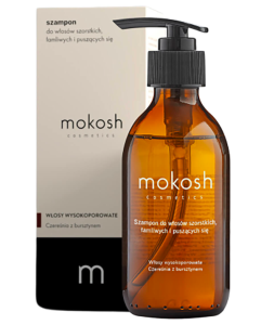 Mokosh Szampon Czereśnia z bursztynem do włosów szorstkich, łamliwych i puszących się 200ml