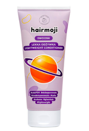 HAI033 Hairy Tale hairmoji Lekka odzywka proteiny emolienty humektabnty niskoporowate Swoosh 200ml.png
