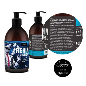 LaQ Żel pod prysznic 8w1 Rekin Biznesu o zapachu kreatywnej księgowości 500ml