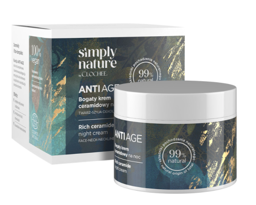 CLO051 Clochee Simple Nature Bogaty krem ceramidowy na noc Anti Age 50ml.png
