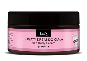 LaQ Bogaty krem do ciała nawilżający Piwonia 200ml